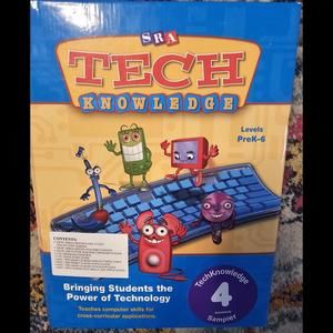 SRA / TECH KNOWLEDGE 4 / LEVEL K-6 (Kid's Tech Instruction) SAMPLER BUNDLE